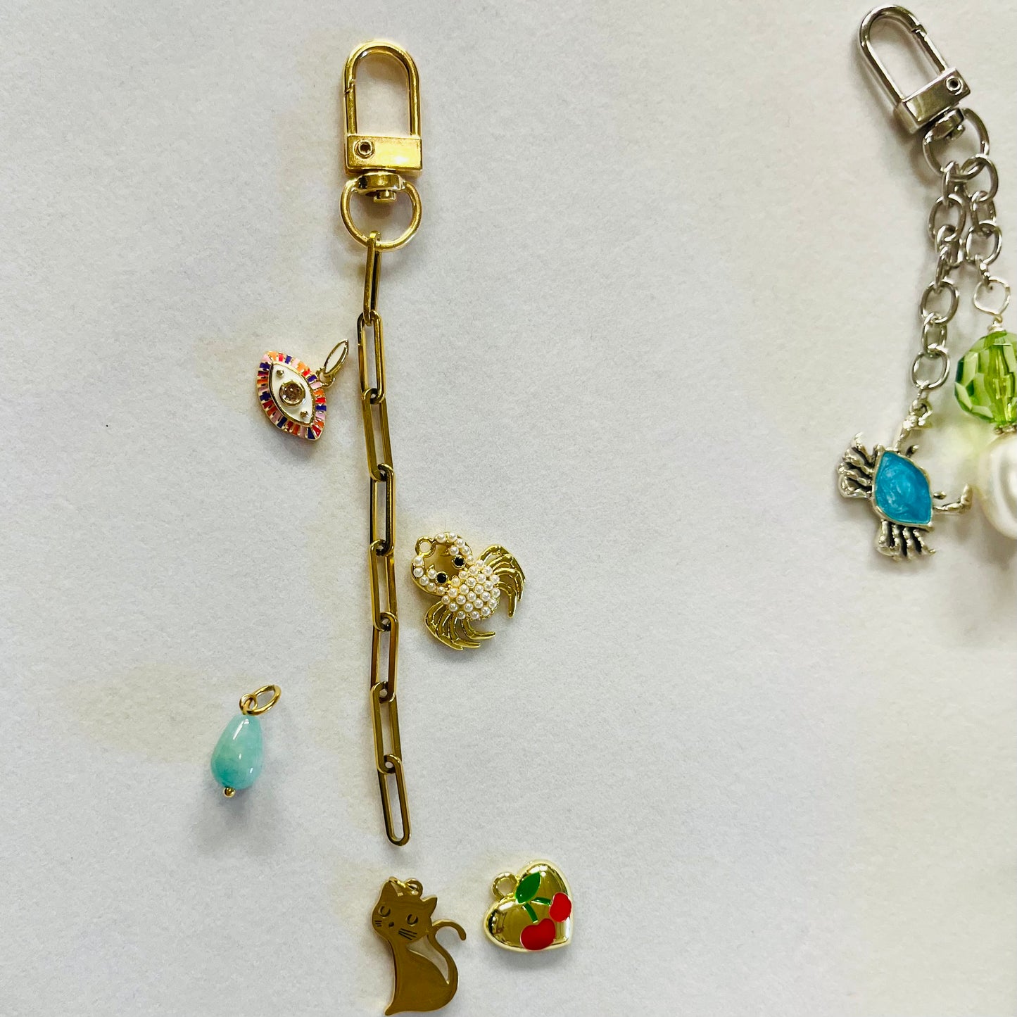 Make & Take Resin Workshop - Key Chain or Bag Charm add on - Handcrafted Sterling Silver Jewelry by Linda Blackbourn