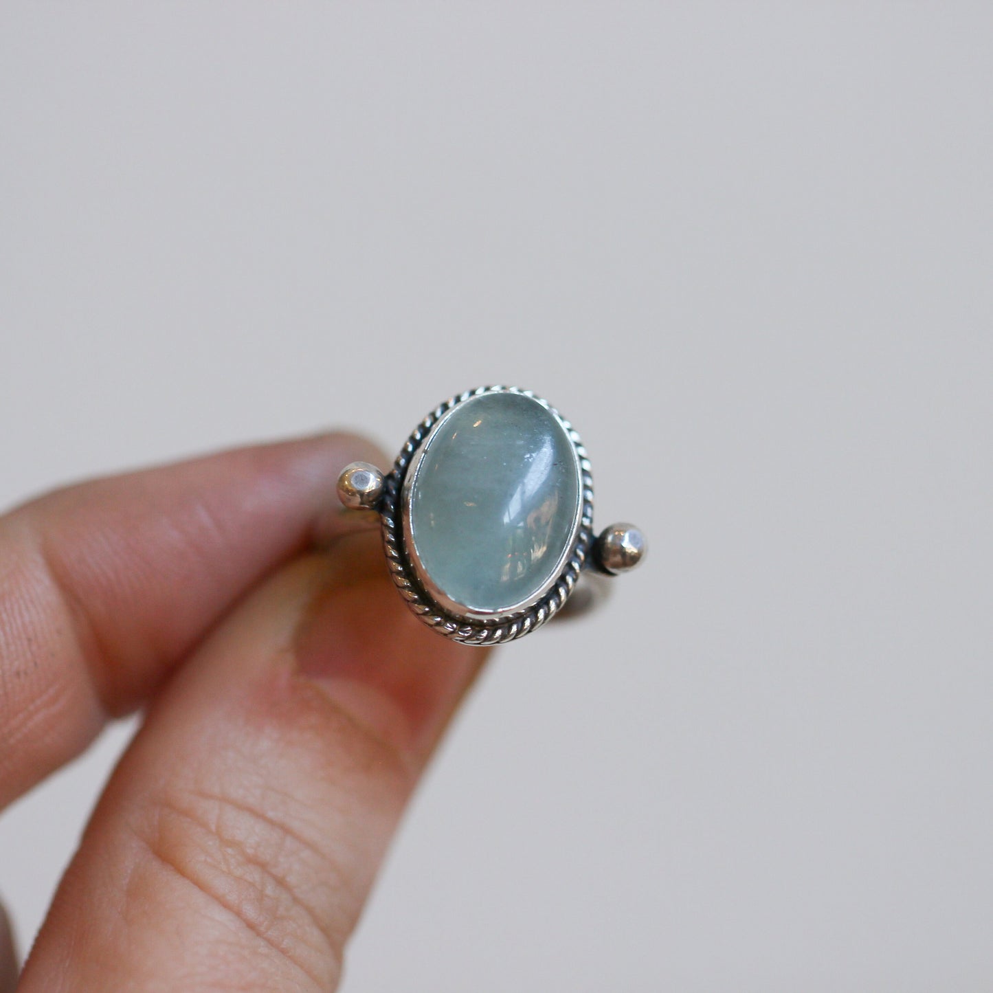 Custom Morganite Ring - Choose Your Beryl Stone - Sterling Silver