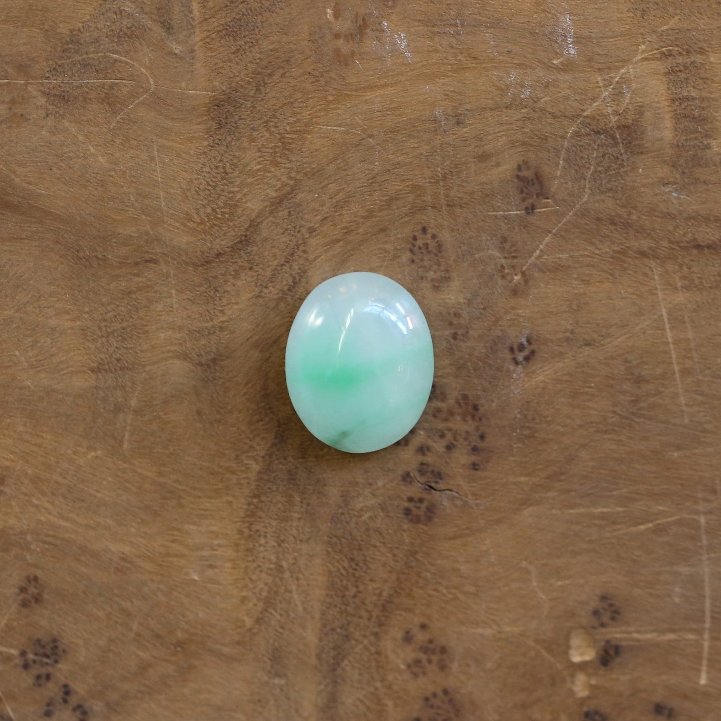 Green Jade Ring – Sterling Silver Bezel, Silversmith Jewelry