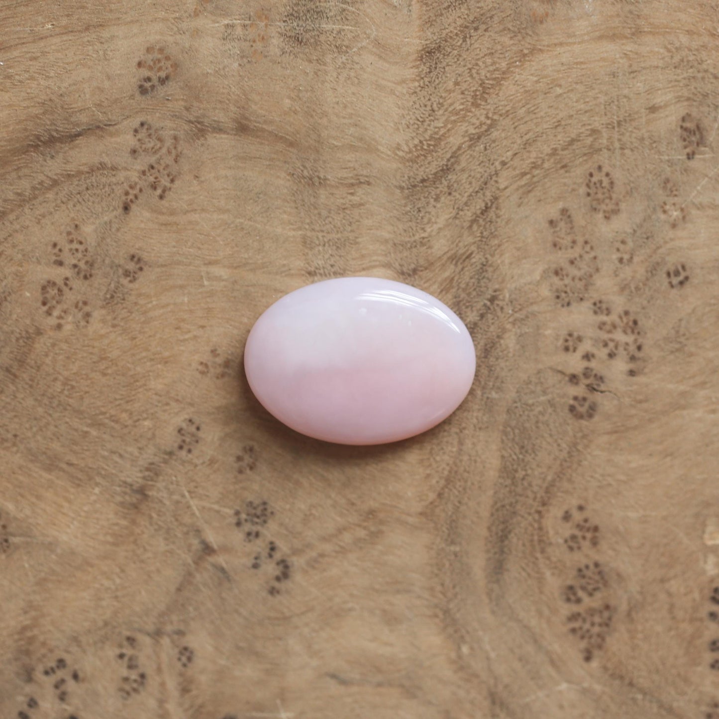Sterling Silver Pink Opal Necklace - East West Pendant - Choose Your Stone