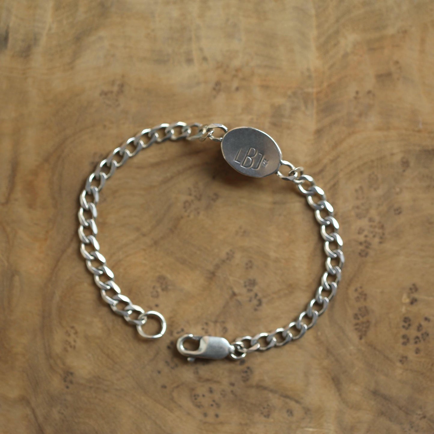 Amazonite Link Bracelet - Sterling Silver Amazonite Bracelet - Silver Chain Link Bracelet