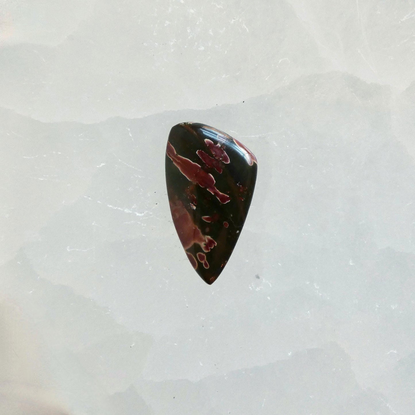 Hammered Sterling Silver Red Creek Jasper Ring - Silversmith Jewelry - Choose Your Stone
