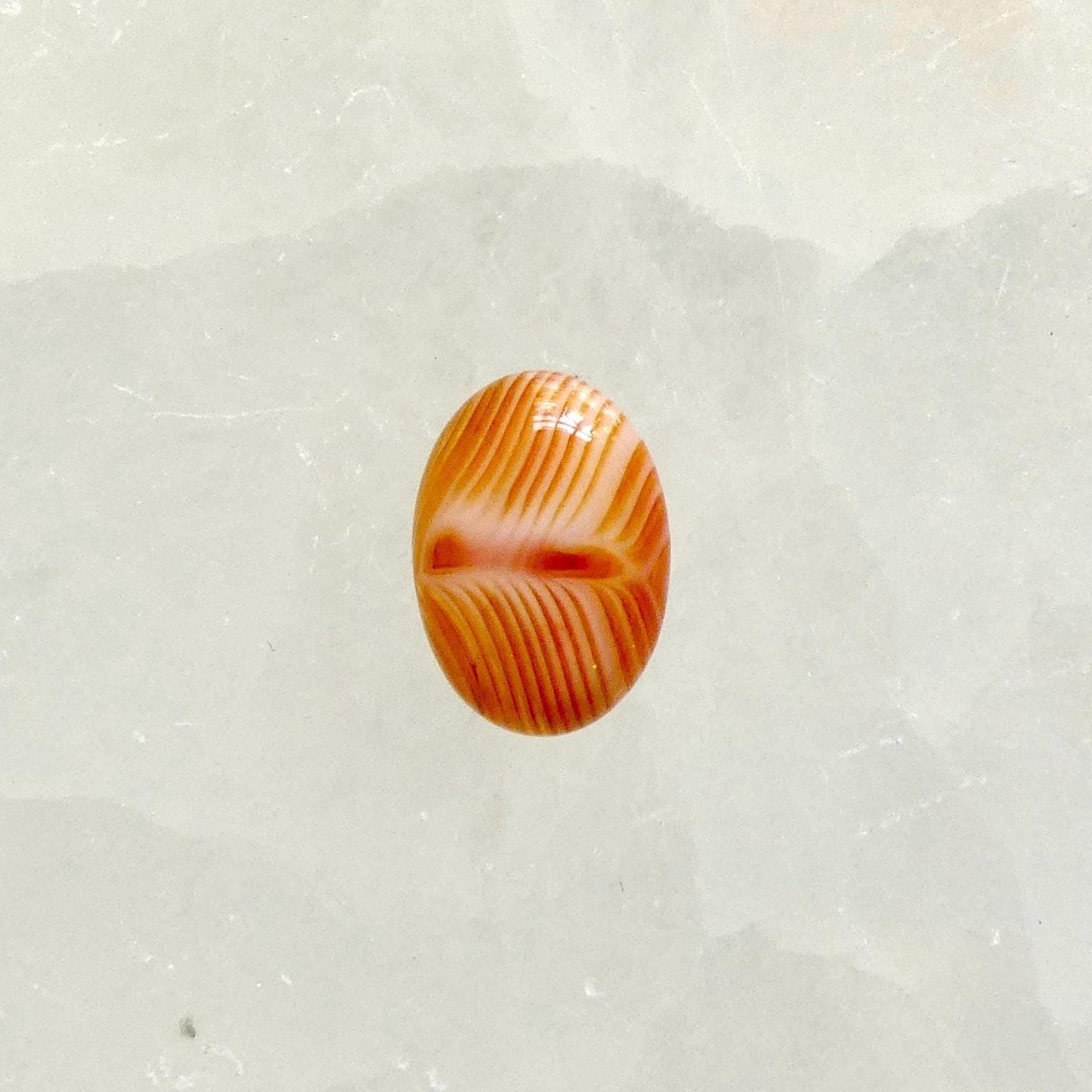 Custom Red Banded Agate Ring – Sterling Silver, Choose Your Stone
