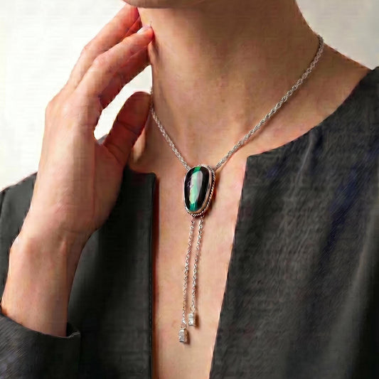 Choose Your Finished Black Jack Turquoise Bolo Necklace – Sterling Silver