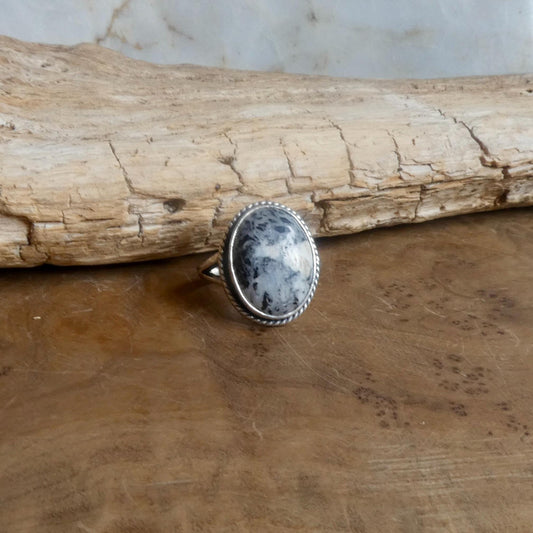 White Buffalo Ring | Sterling Silver | Choose Your Ring