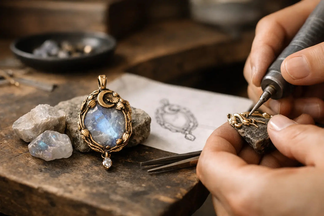 How a Custom Pendant From Personal Stone Takes Shape