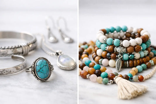 Silversmithed vs Beaded Jewelry