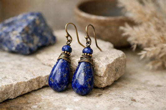 Lapis Lazuli Earrings With Soul and Story