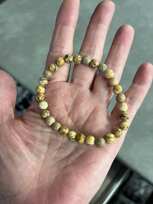 Reserved for Kelly S. Picture Jasper Stretch Bracelet (2)
