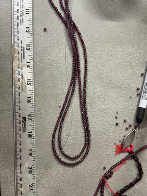 Reserved Marilyn - Double strand Garnet - balance due