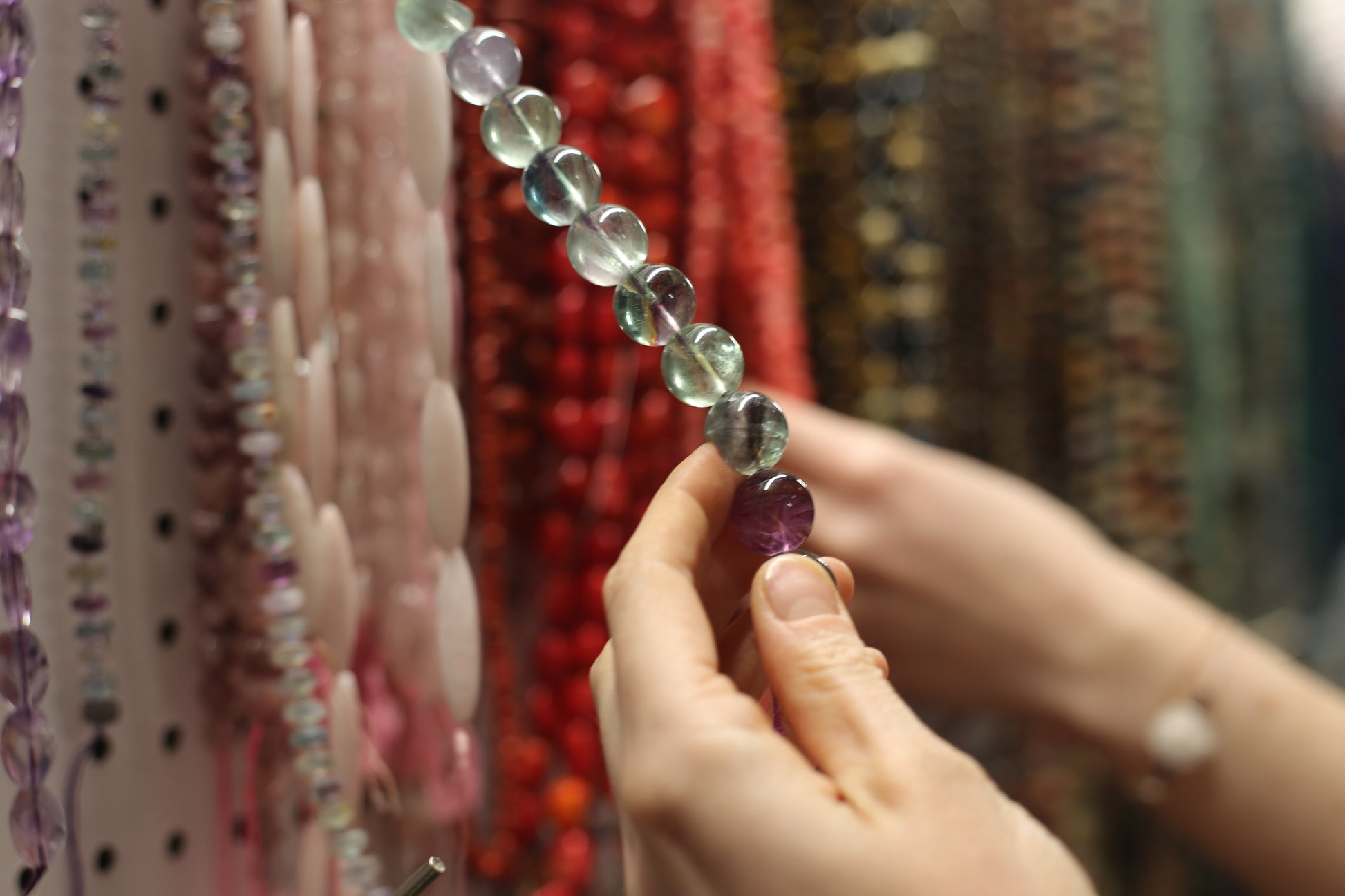 Make and Take Workshop - String a Bracelet, Stretch or Clasp - Handcrafted Sterling Silver Jewelry by Linda Blackbourn