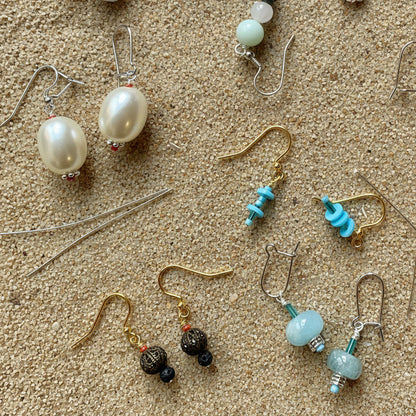 Make and Take Beaded Earring Workshop - Handcrafted Sterling Silver Jewelry by Linda Blackbourn