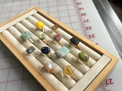 Make and Take Workshop - Make a Wire Wrapped Ring - Handcrafted Sterling Silver Jewelry by Linda Blackbourn