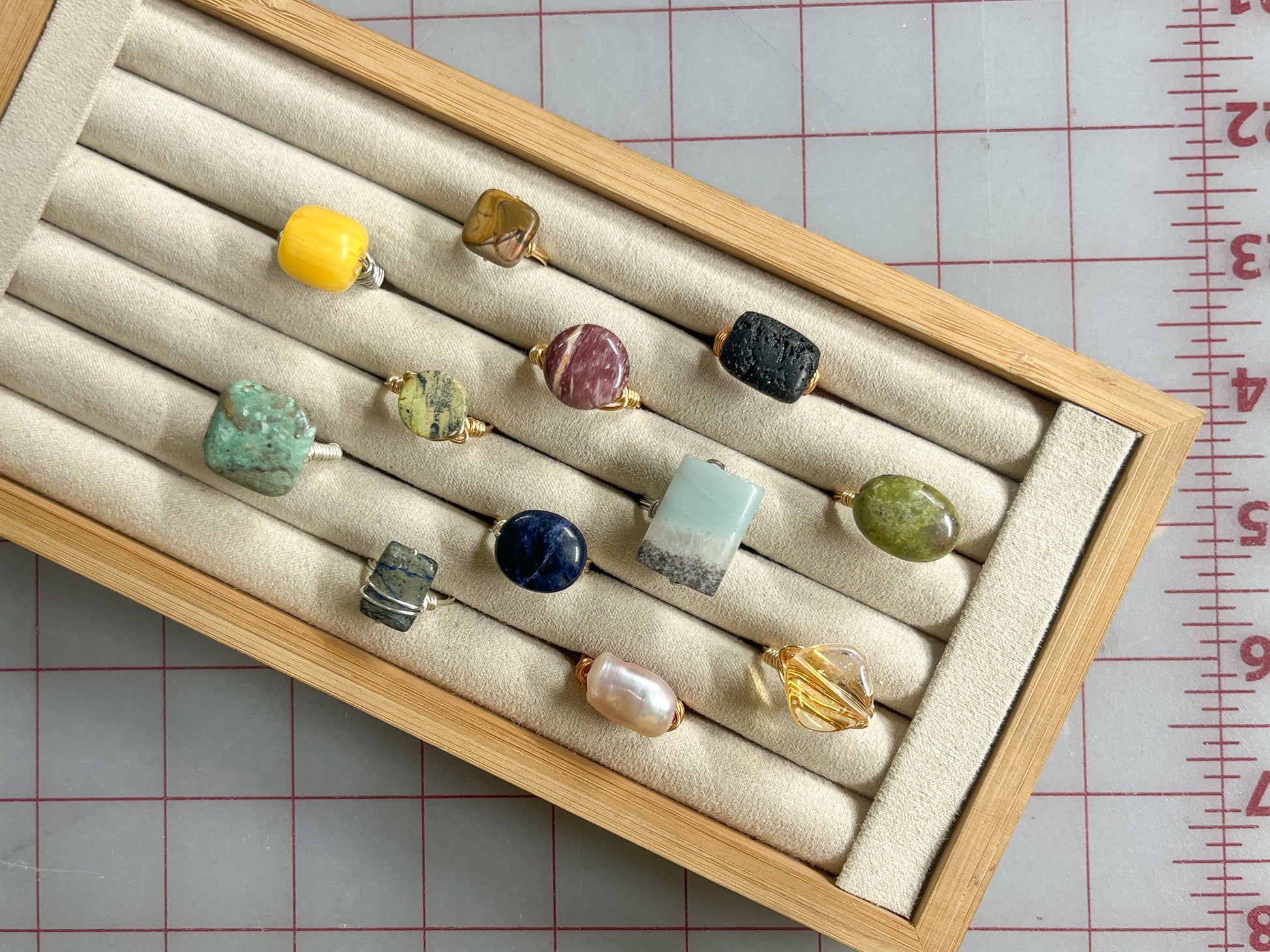 Make and Take Workshop - Make a Wire Wrapped Ring - Handcrafted Sterling Silver Jewelry by Linda Blackbourn