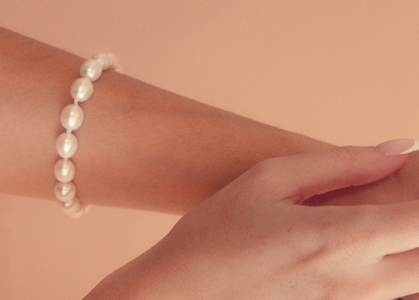 Freshwater Rice Pearl Knotted Bracelet - Your Choice of Clasp - Handcrafted Sterling Silver Jewelry by Linda Blackbourn