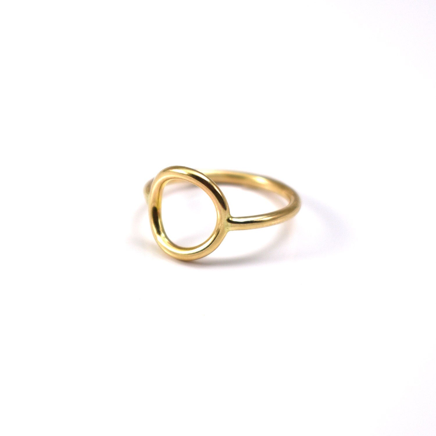 The Balance Ring - Mixed Metal Ring - 14 KT Solid Gold Ring