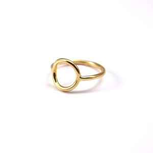 The Balance Ring - Mixed Metal Ring - 14 KT Solid Gold Ring