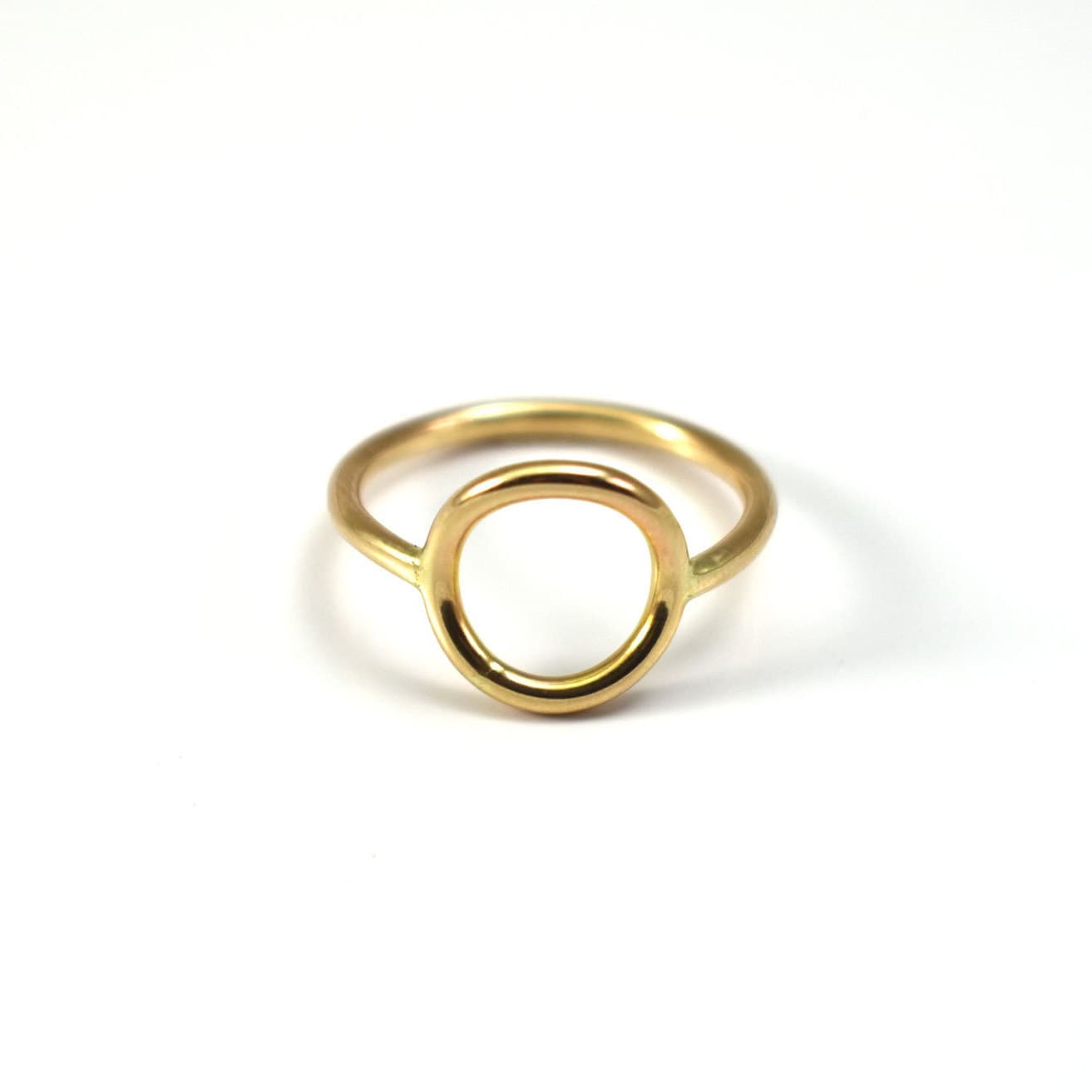 The Balance Ring - Mixed Metal Ring - 14 KT Solid Gold Ring