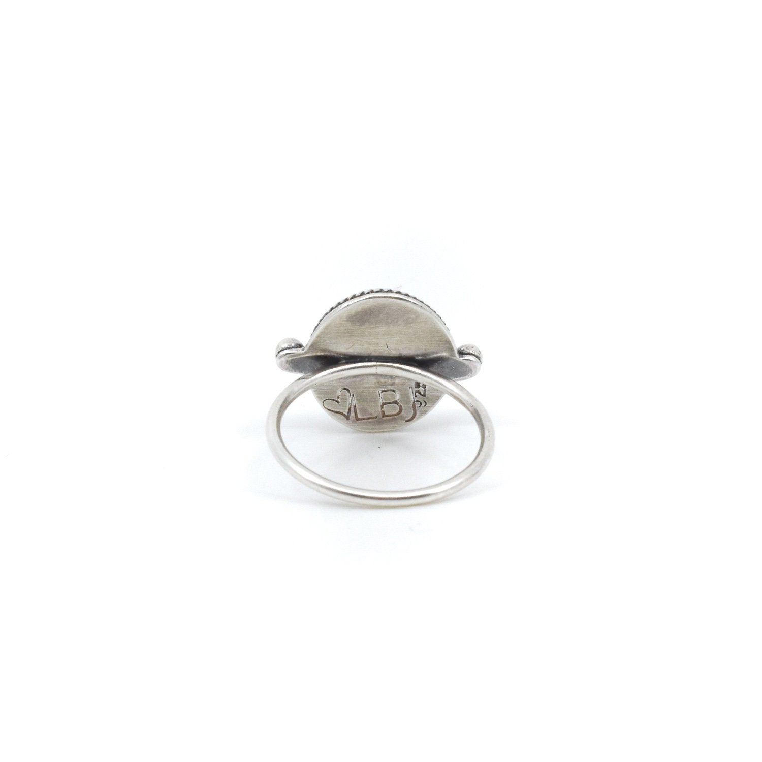 Pink Opal Delica Ring - Silversmith Ring - Feminine Jewelry