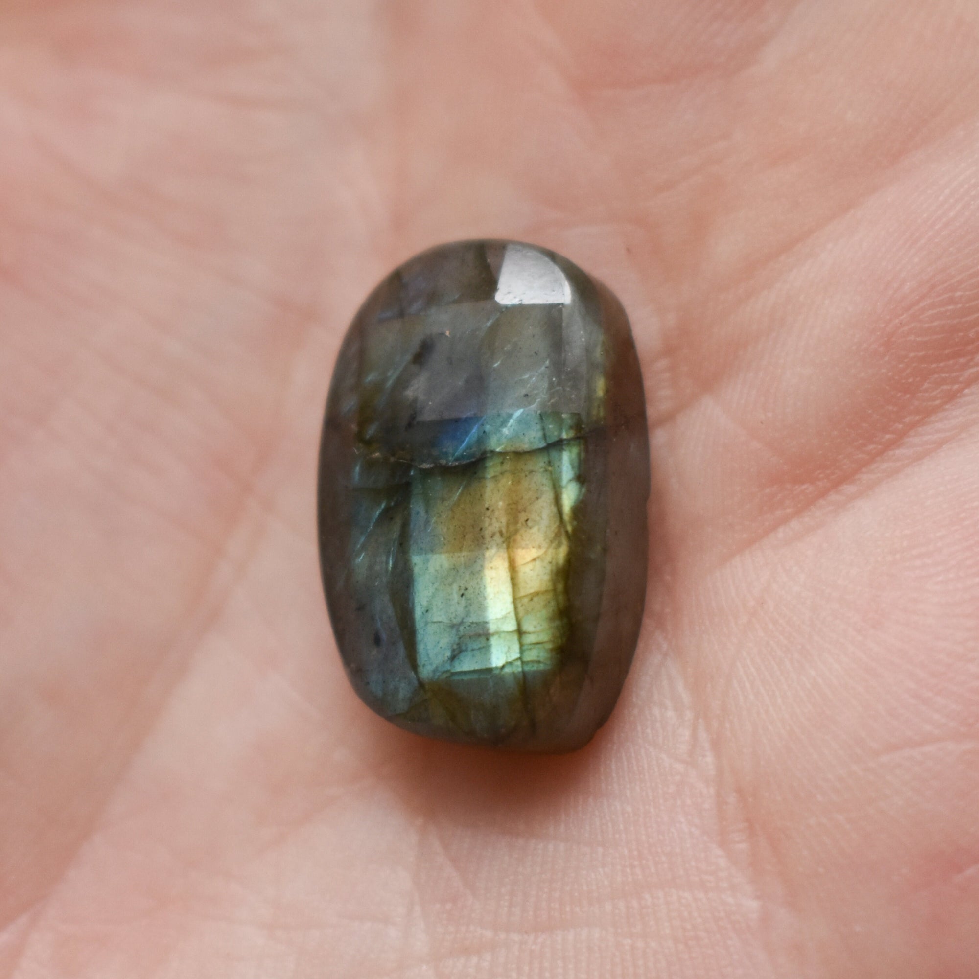 Labradorite Ring - .925 Sterling Silver Ring - Silversmith Ring - Big Labradorite Ring