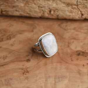 Luna Agate Ring - Sterling Silver - Choose Your Stone