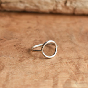 The Balance Ring - Mixed Metal Ring - 14 KT Solid Gold Ring