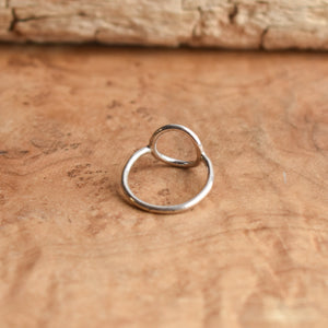The Balance Ring - Mixed Metal Ring - 14 KT Solid Gold Ring