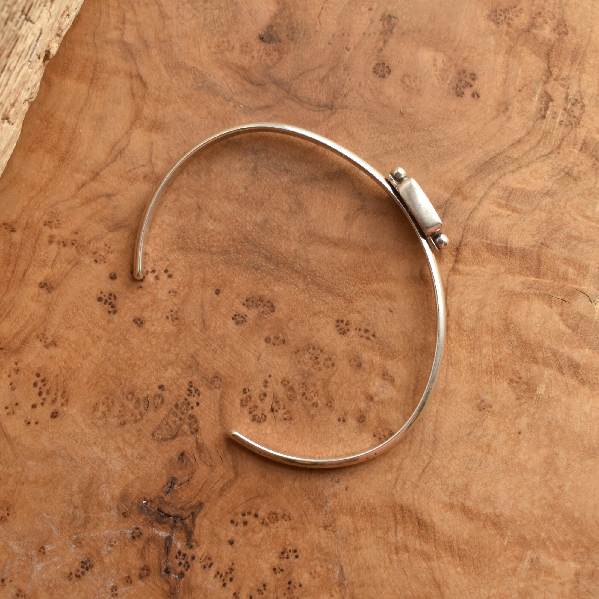 Lapis Lazuli Cuff Bracelet - Lapis Bracelet - Lapis Lazuli Bangle - .925 Sterling Silver