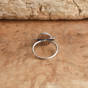 Blue Lapis Ring size 6 - Silversmith Ring - Feminine Jewelry