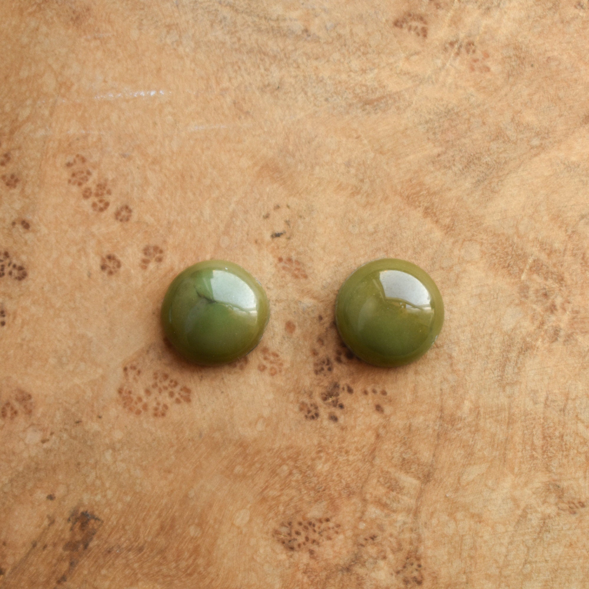 Traditional Turquoise Posts - American Turquoise Earrings - Turquoise Studs - Silversmith