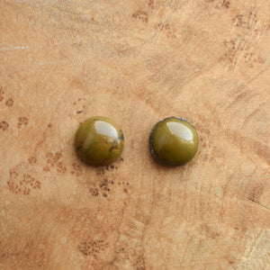 Traditional Turquoise Posts - American Turquoise Earrings - Turquoise Studs - Silversmith