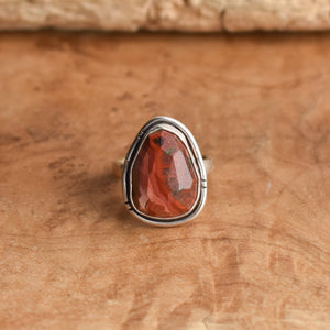 Crazy Lace Agate Ring - .925 Sterling Silver - Silversmith Ring - Choose Your Stone
