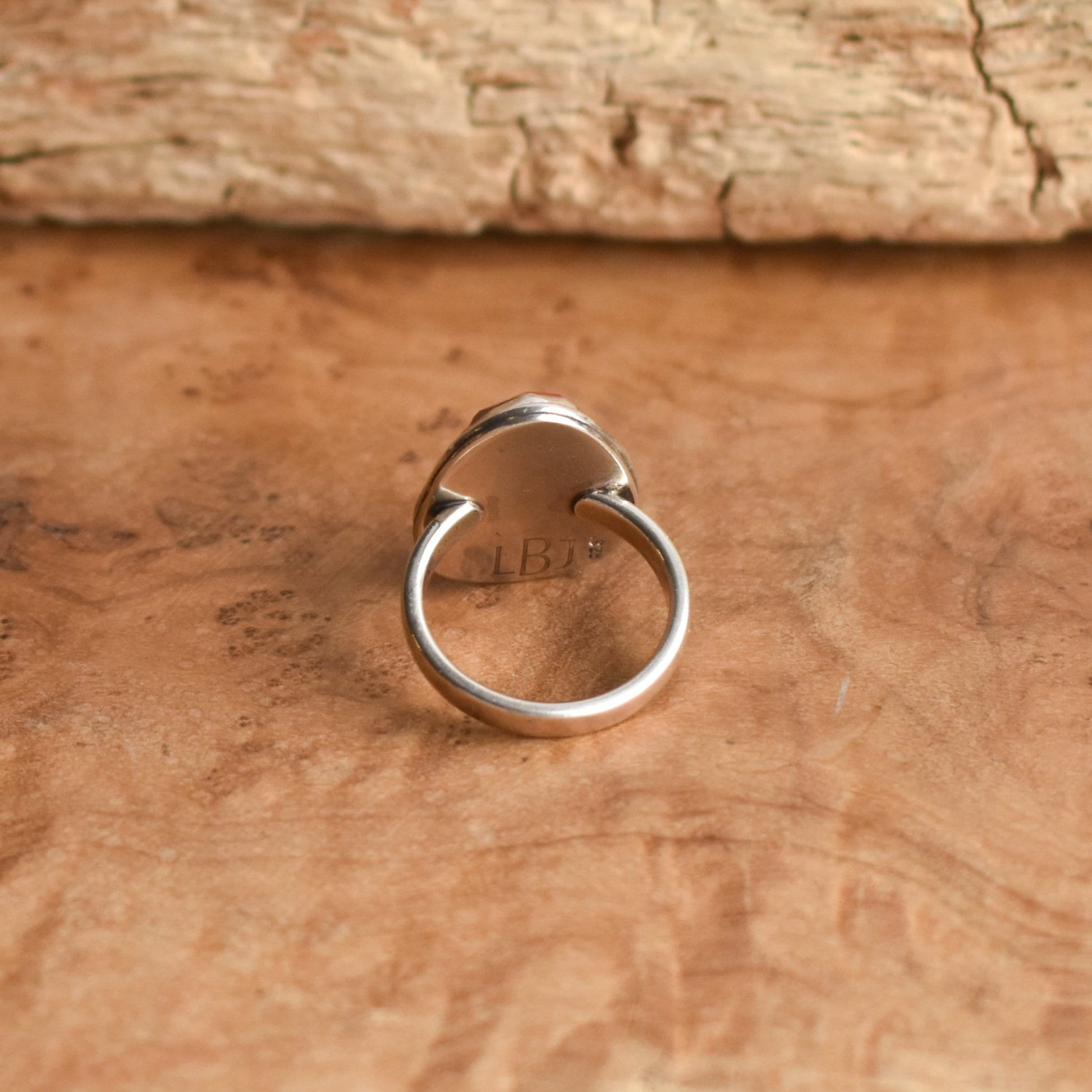 Crazy Lace Agate Ring - .925 Sterling Silver - Silversmith Ring - Choose Your Stone