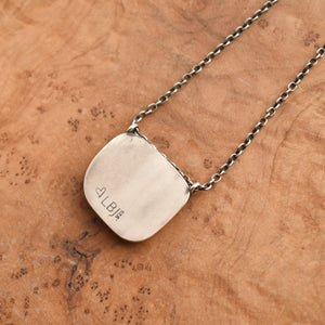 Custom Lapis Lazuli Pendant - Hanging Rock Pendant - Sterling Silver