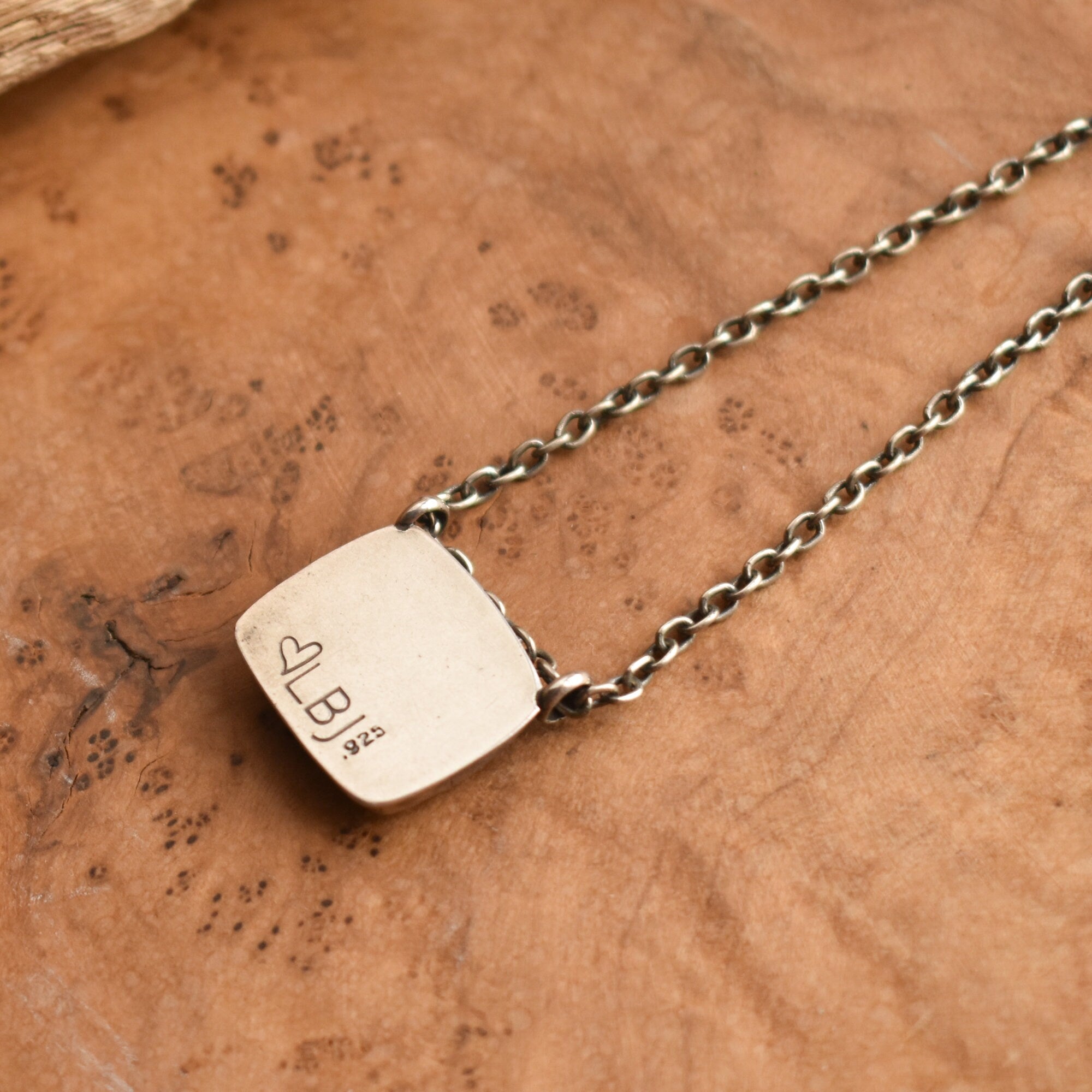 Custom Sonora Jasper Pendant - Choose Your Stone - Sterling Silver