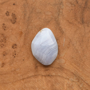 Custom Blue Lace Agate Ring - Chunky Boho Ring - Sterling Silver - Choose Your Stone