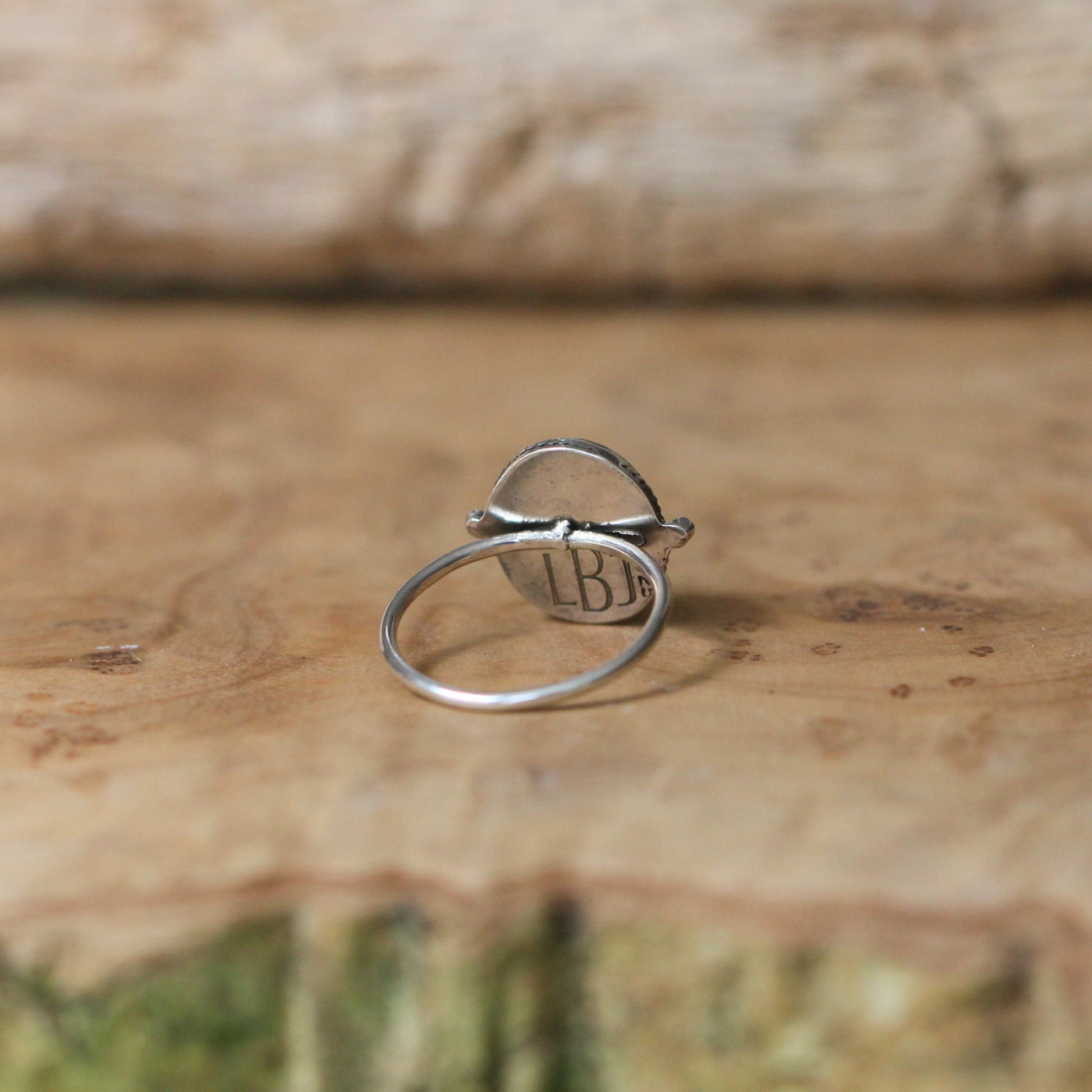 Picture Jasper Sterling Silver Ring - Handmade Silversmith Jewelry