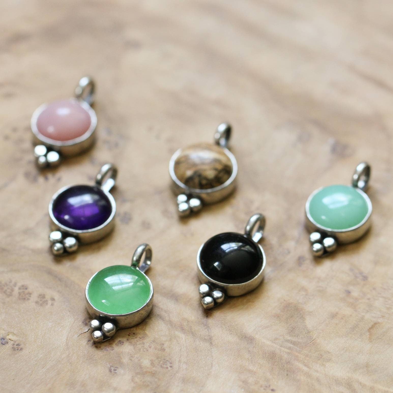 Purple Amethyst Pendant - 'Lil Sweetheart Pendant - Sterling Silver - Amethyst Necklace