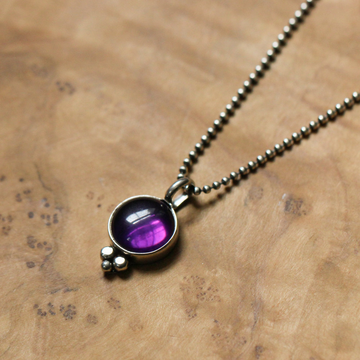 Amethyst Pendant | Sterling Silver