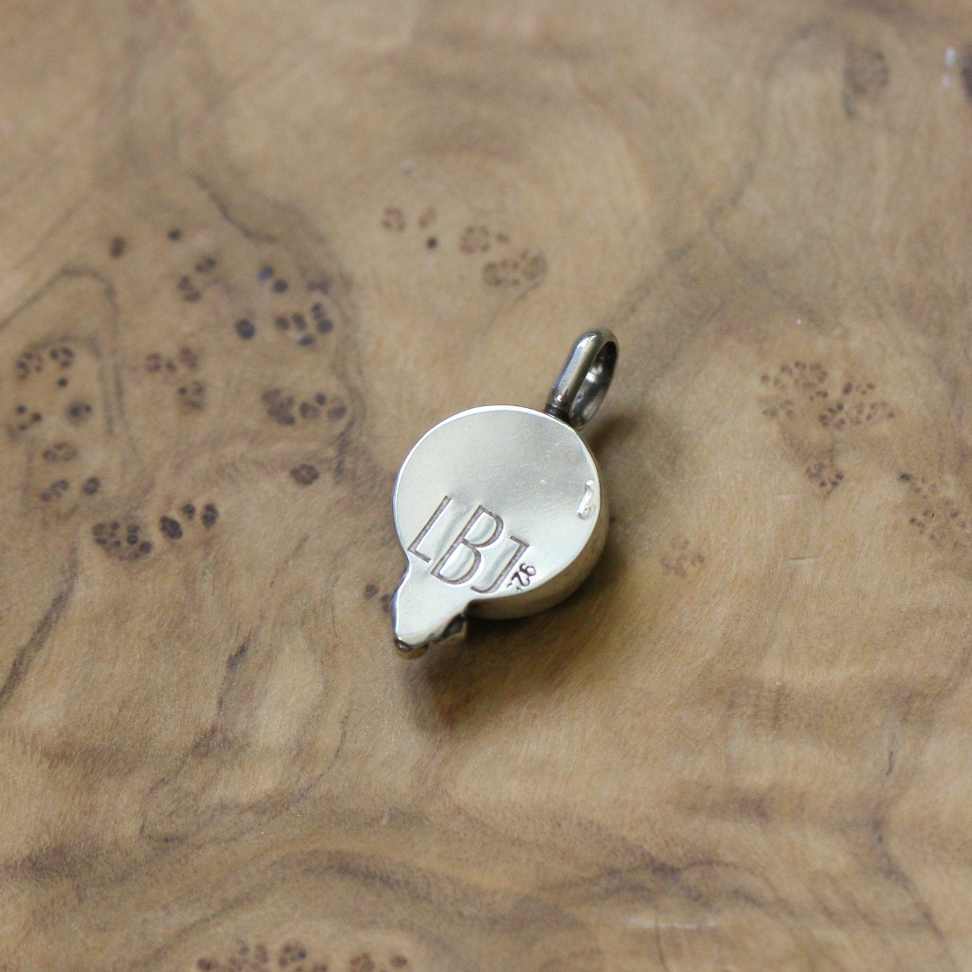 Picture Jasper Pendant - Sweetheart Necklace - .925 Sterling Silver - Picture Jasper Necklace