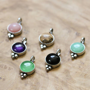 Pink Opal Sterling Silver Necklace – Sweetheart Pendant