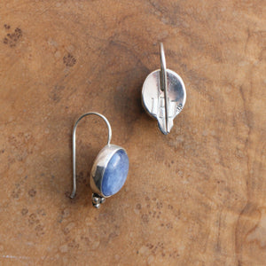 Kyanite Piper Earrings - Boho Blue Kyanite Earrings - Silversmith - Sterling Silver