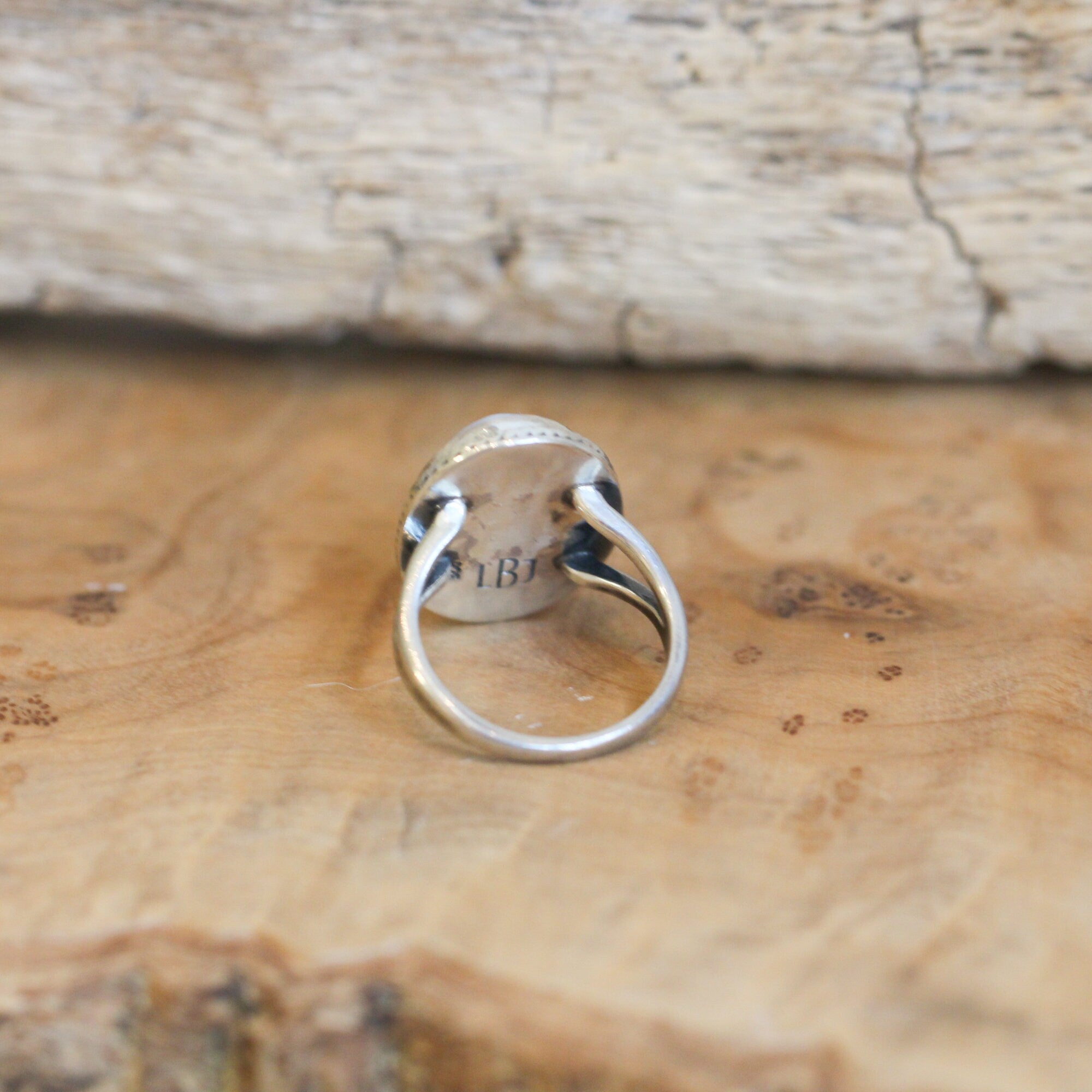 Laguna Lace Agate Boho Ring - .925 Sterling Silver - Choose Your Own Stone - Silversmith Ring