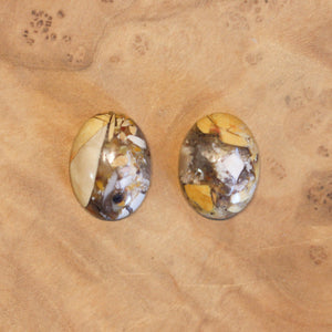 Brecciated Mookaite Cuff Links - .925 Sterling Silver Cufflinks - Silversmith - Jasper Cufflinks