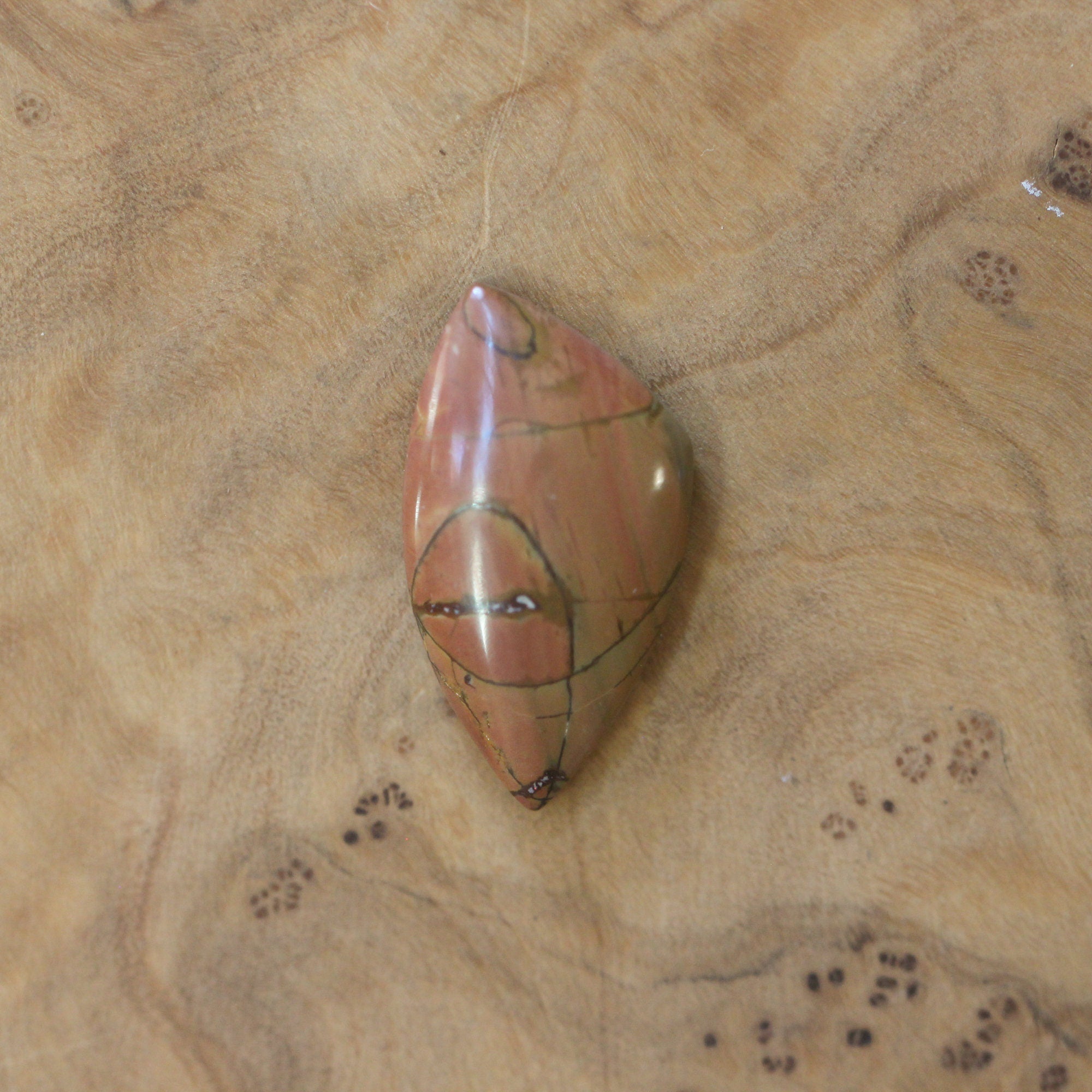 Custom Red Creek Jasper Pendant - Sterling Silver - Cherry Creek Jasper Necklace