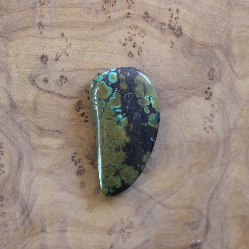 Turquoise Cuff Bracelet - Big Turquoise Bangle - Dragonskin Turquoise - Silversmith Bracelet