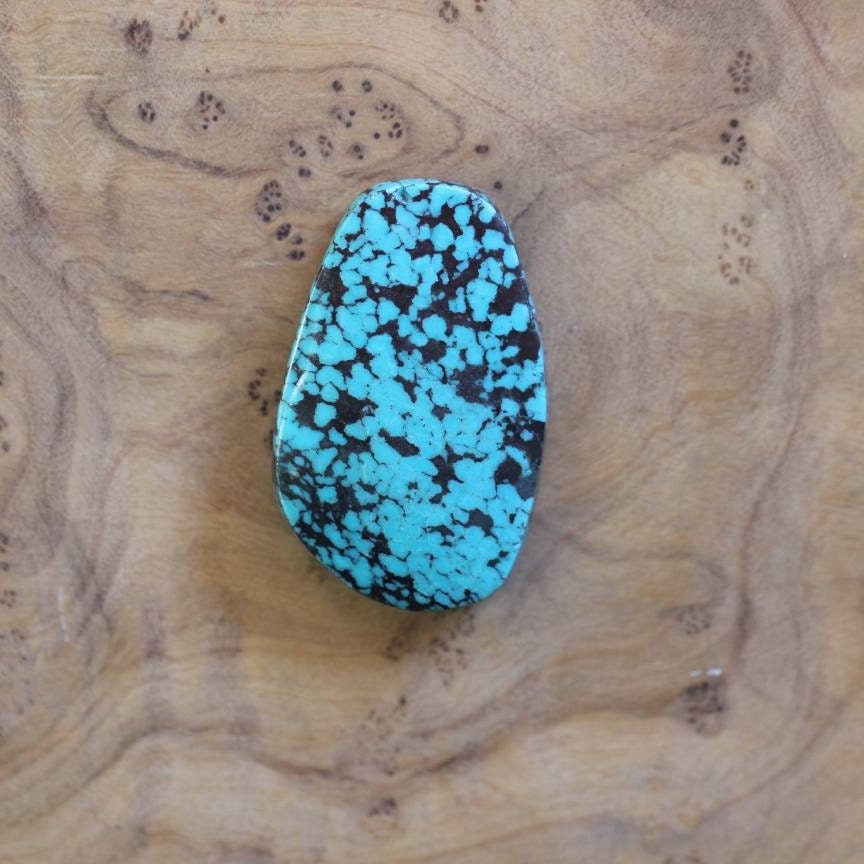 Turquoise Cuff Bracelet - Big Turquoise Bangle - Dragonskin Turquoise - Silversmith Bracelet