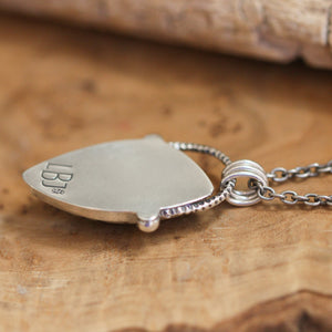 Custom Red Creek Jasper Pendant - Sterling Silver - Cherry Creek Jasper Necklace