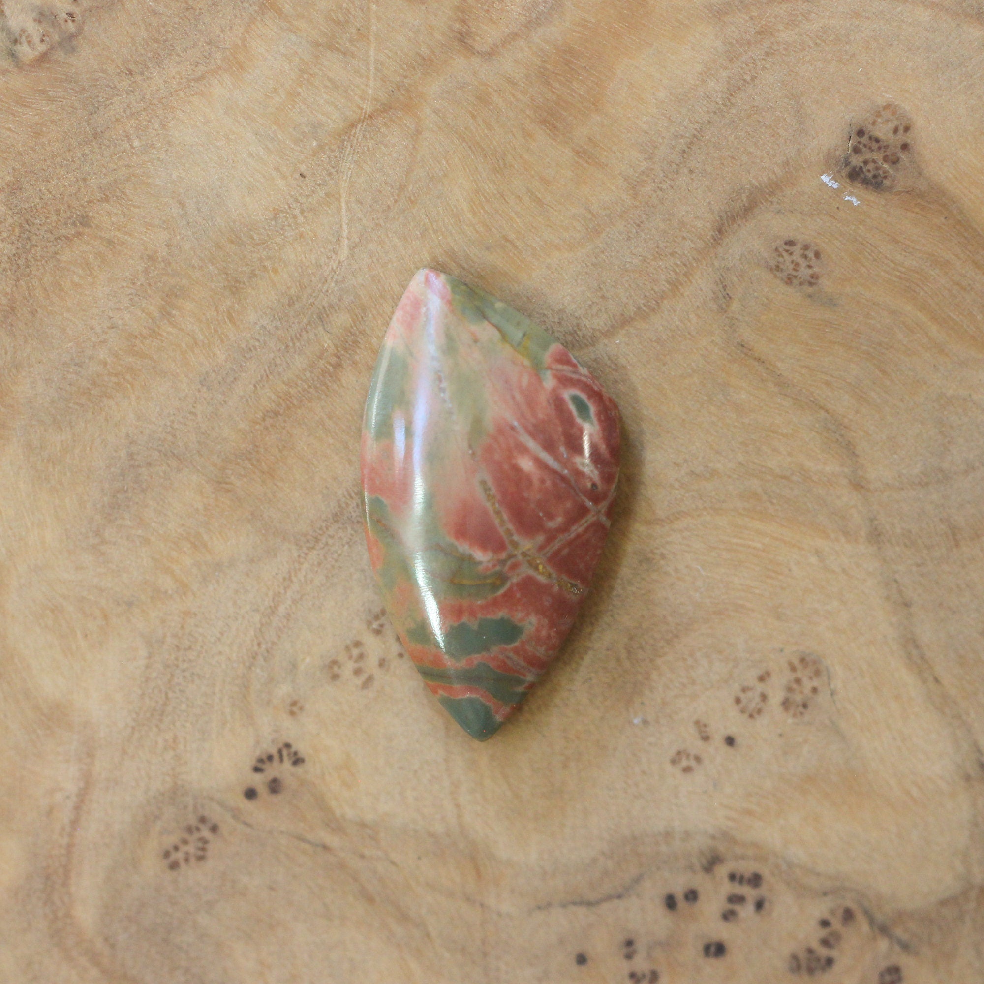 Custom Red Creek Jasper Pendant - Sterling Silver - Cherry Creek Jasper Necklace