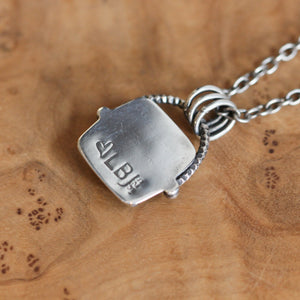 Custom Turquoise Pendant - Sterling Silver - Choose Your Stone